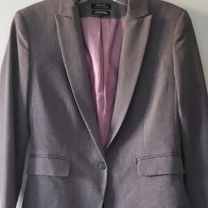 RW&CO. Charcoal Blazer with Mauve Lining